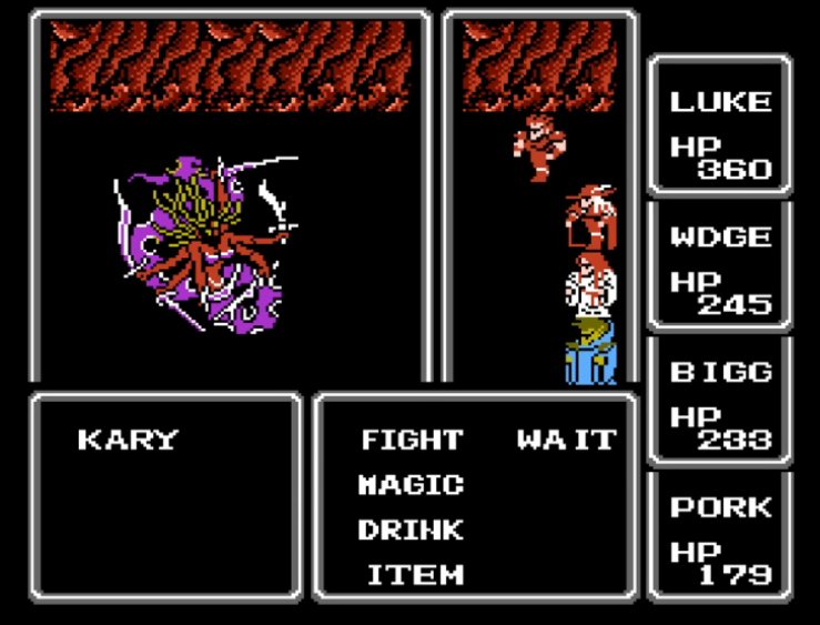 Final Fantasy 1 Character Names: FF1 party member name suggestions